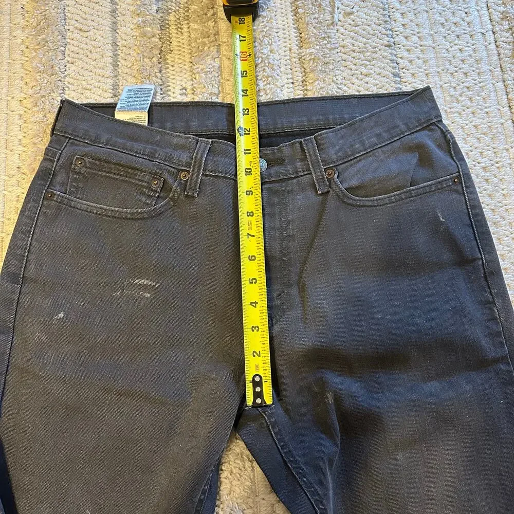 LEVI'S Men's 541 Athletic Taper Fit Jeans Size 34X34 In Black